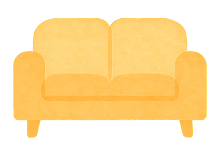 First-floor living room open to all guests